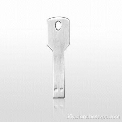 Key-shaped USB flash drives with laser logo